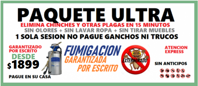 fumigacion chimalhuacan precio